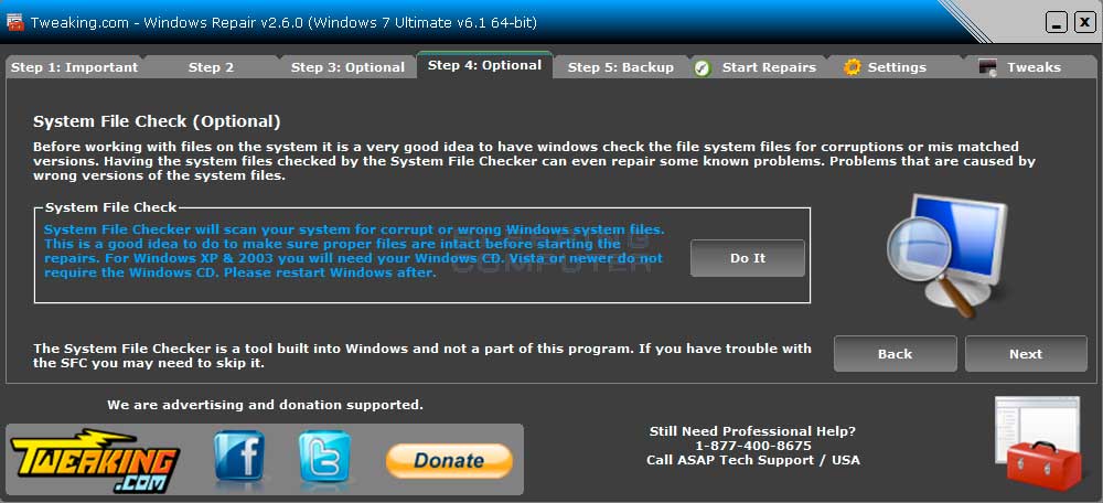 Best free windows xp repair tool